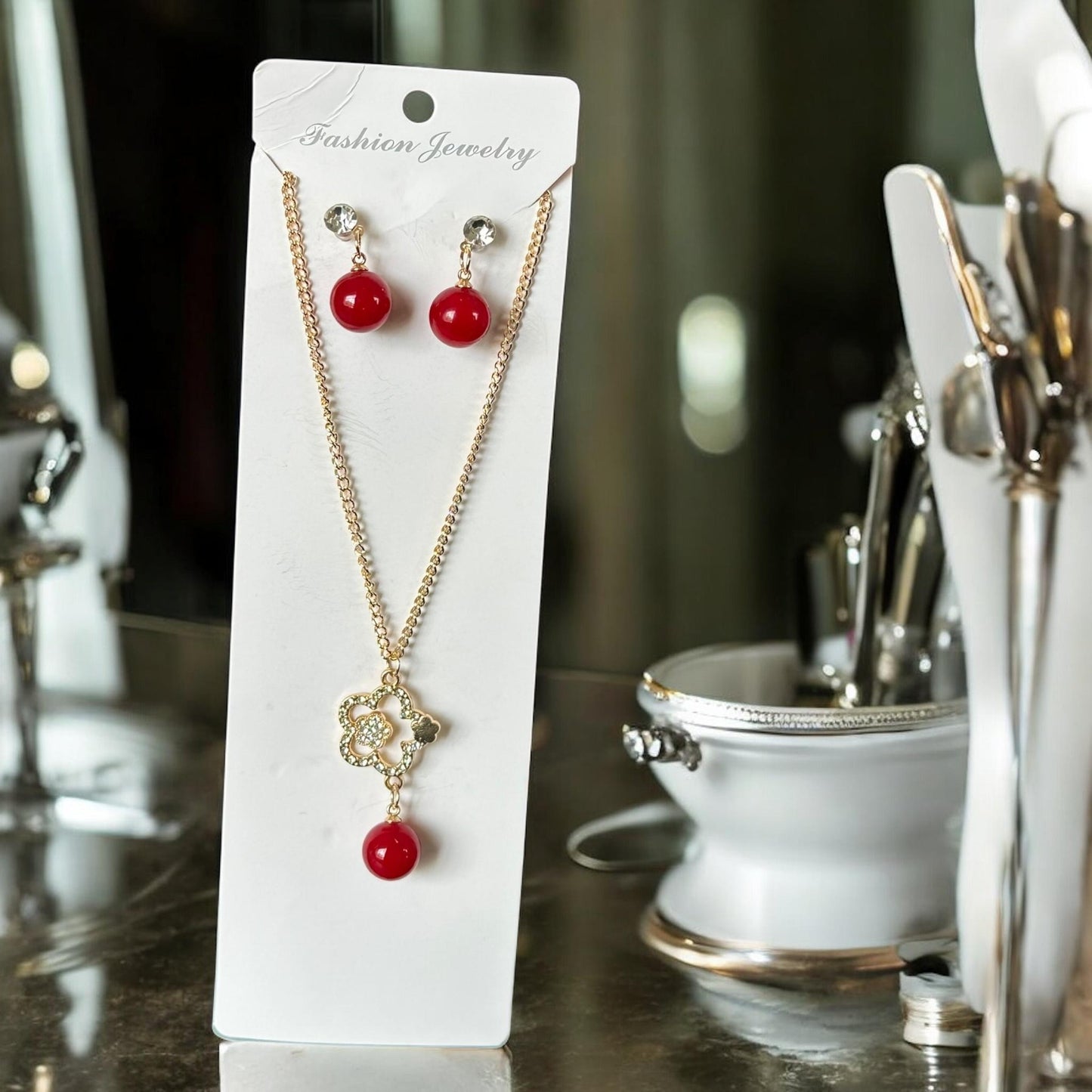 12 Sets Joyeria Collar y Aretes $11.5 c/u