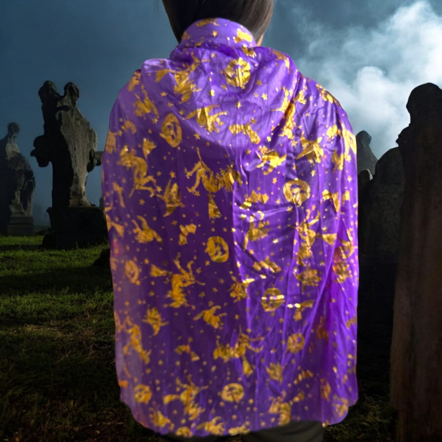 6 Capas diseños Halloween (80cm) $25 c/u