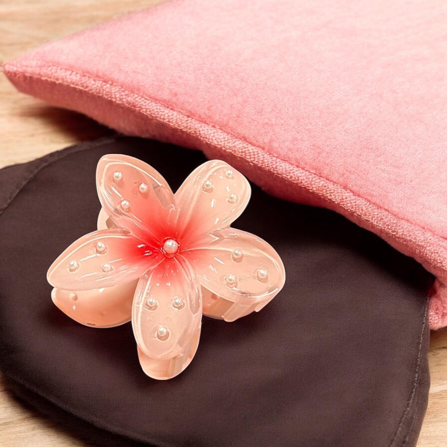 12 Pinzas Hawaiinas Perlitas Lindas $14 c/u