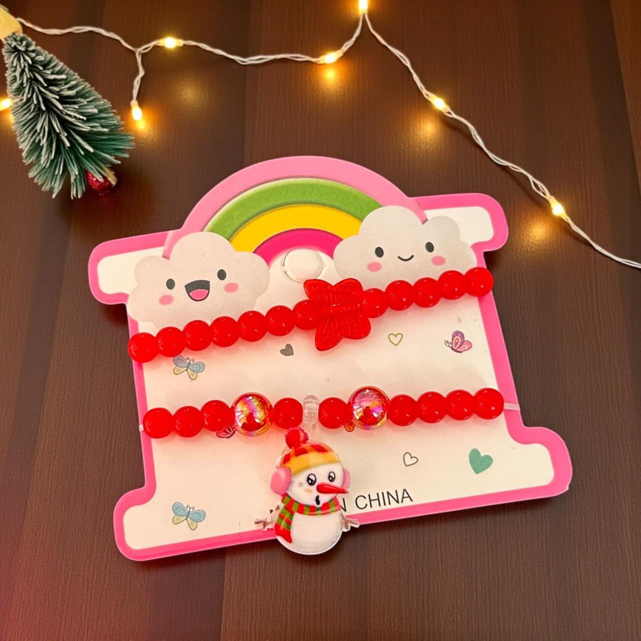 12 Set  2 Pulseras Navideñas $7.2 c/u