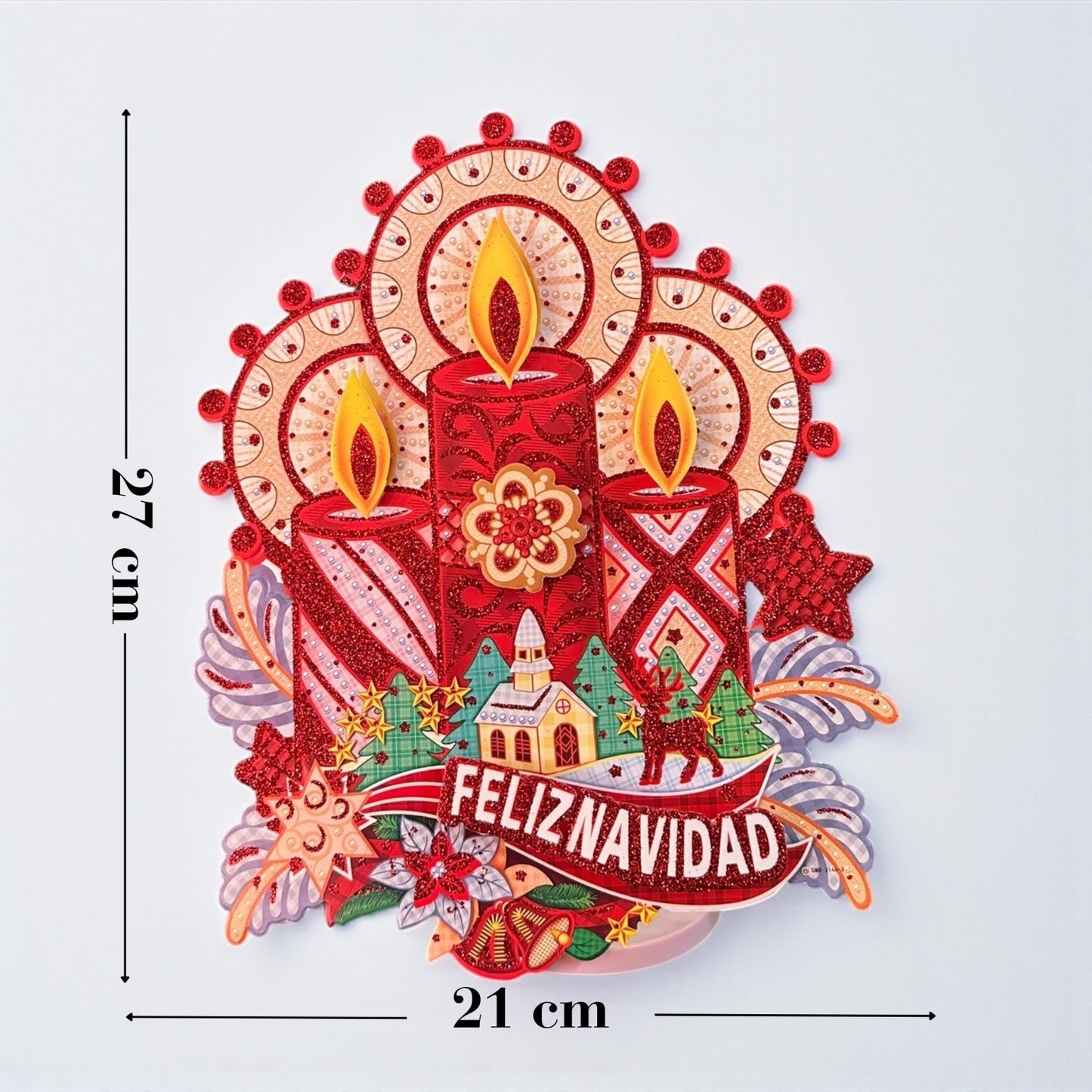 10 Adorno Navideño Decorativo $9 c/u