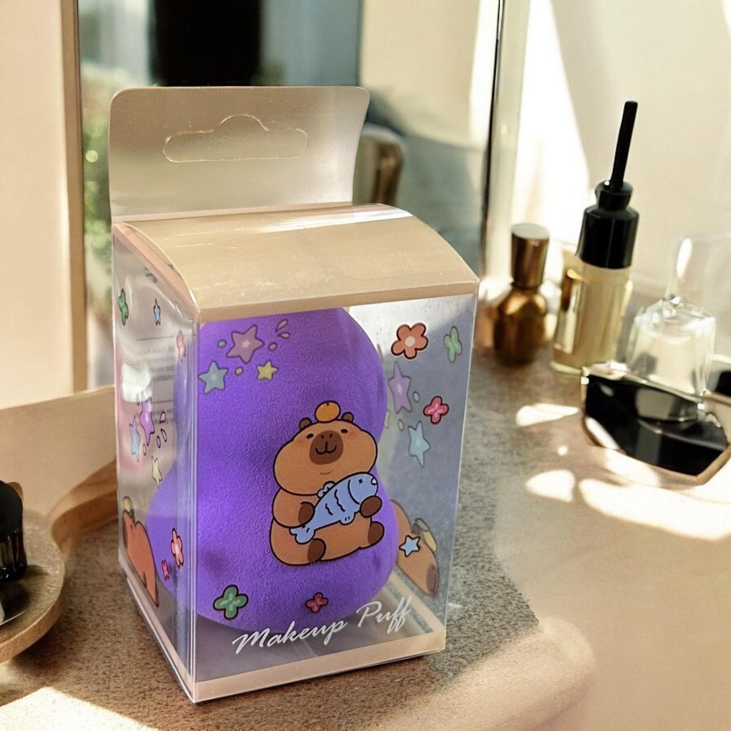 12 Esponjas para Maquillaje Capibaras $5.8 c/u