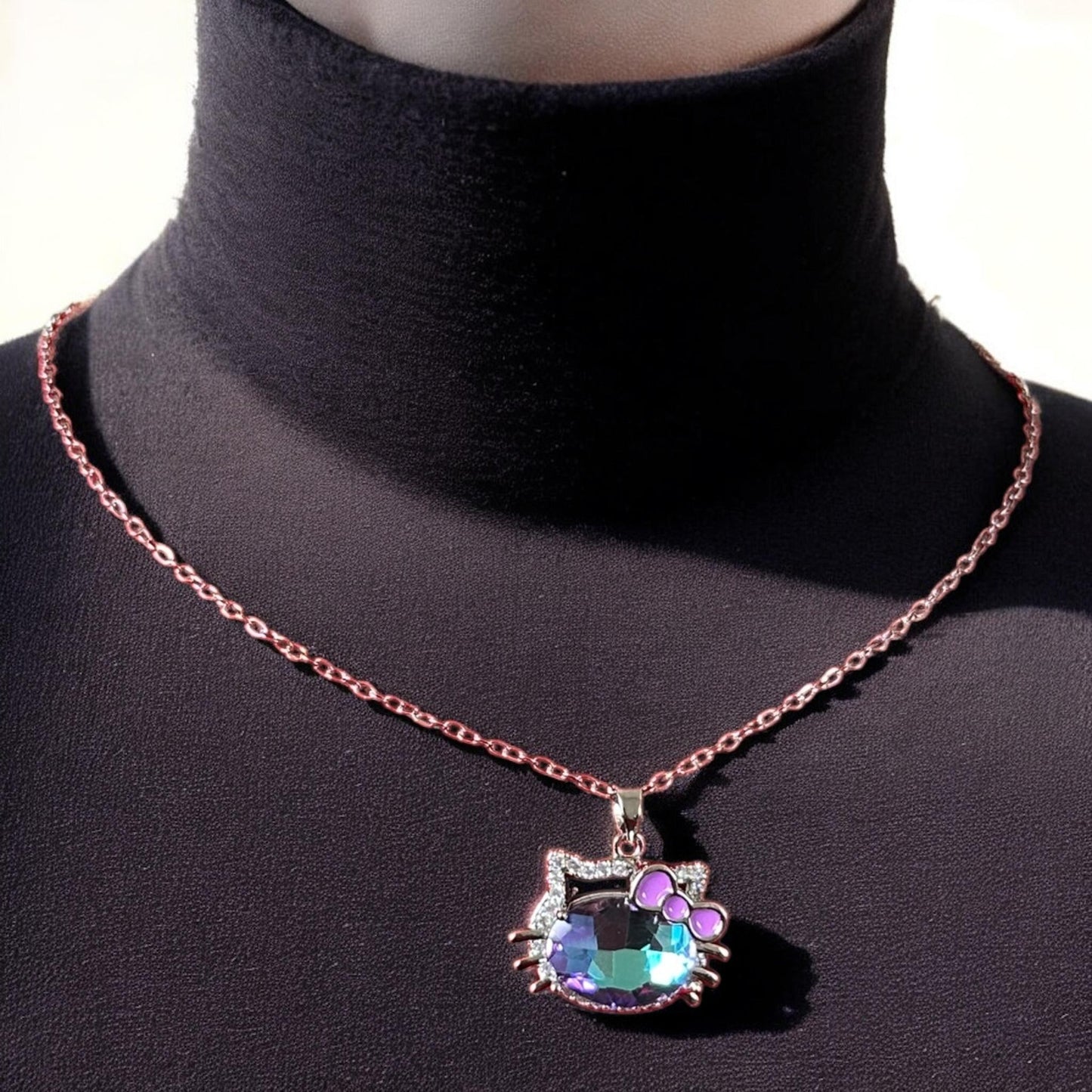 12 Collares Kitty Acero Inoxidable $33 c/u