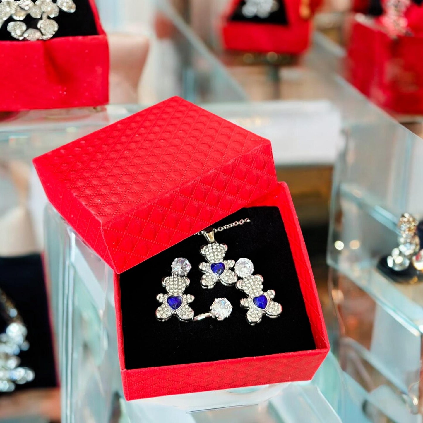 12 Cajas de Accesorios Joyeria Ositos $29 c/u