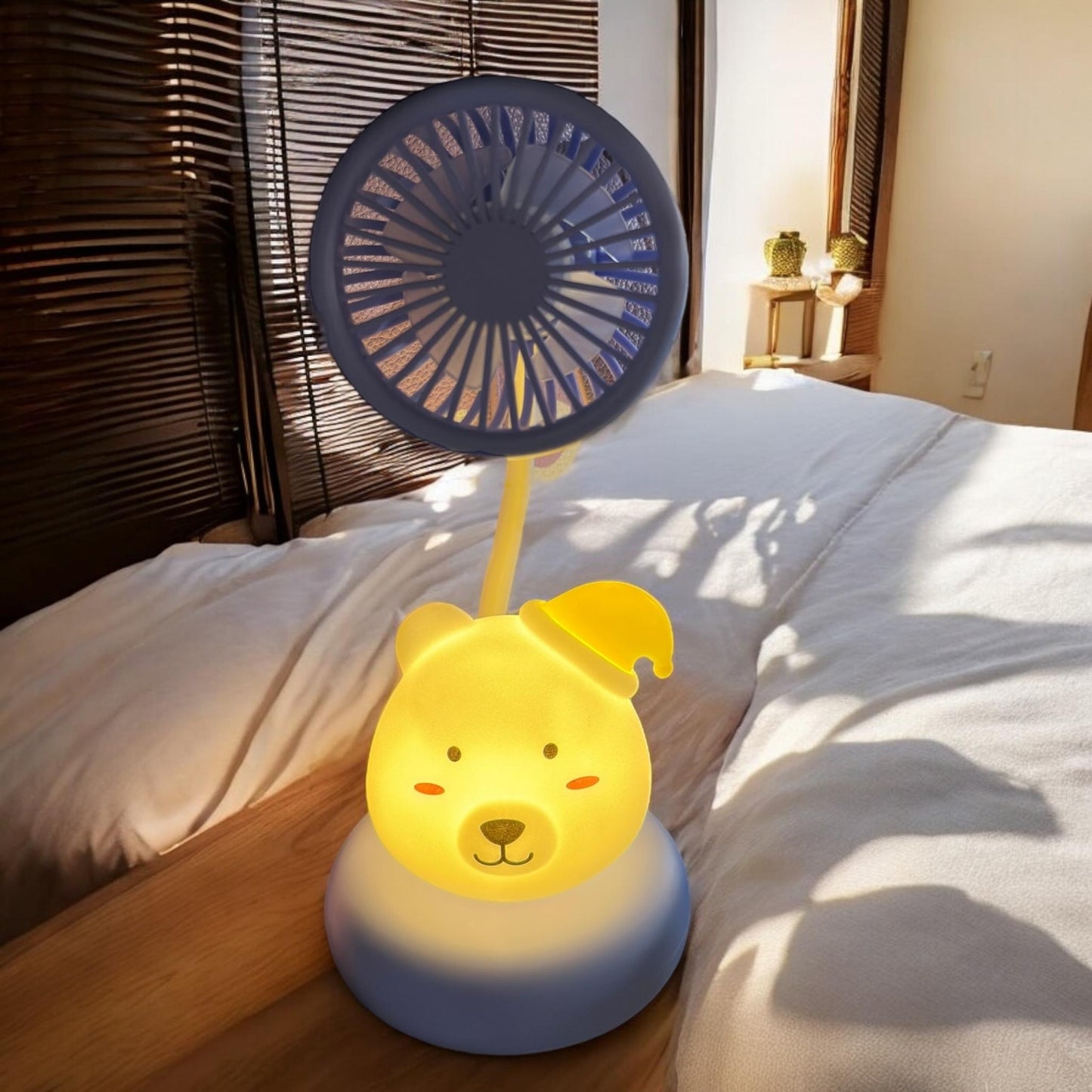 Ventilador con Base de Animalitos