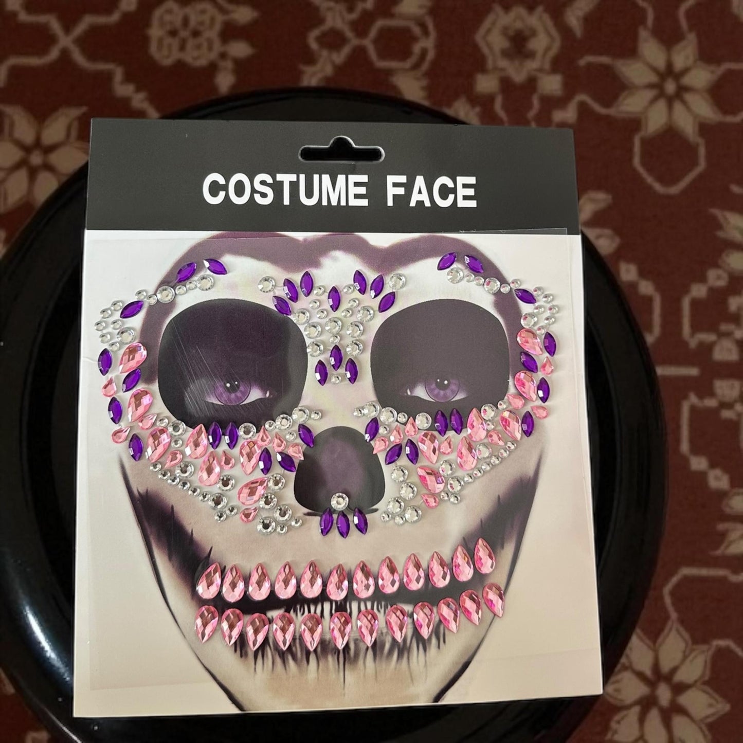 12 Sets  Rostro Pedreria Catrinas Halloween $16 c/u