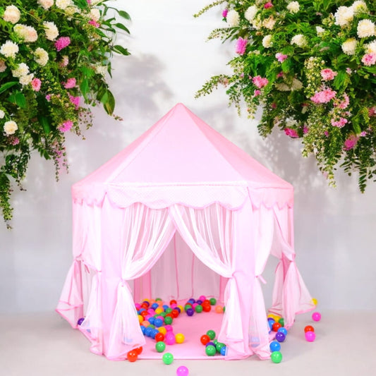 Castillos infantiles con Velo transaparente Azul y Rosa