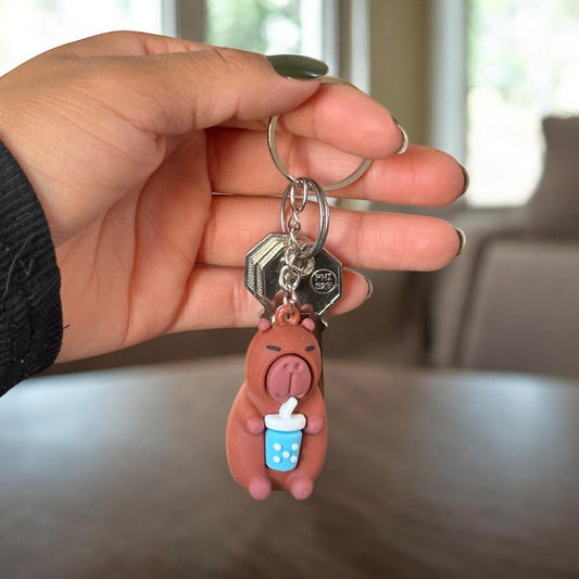 12 Llaveros Capibara 3D Tortuguita $6.5 c/u