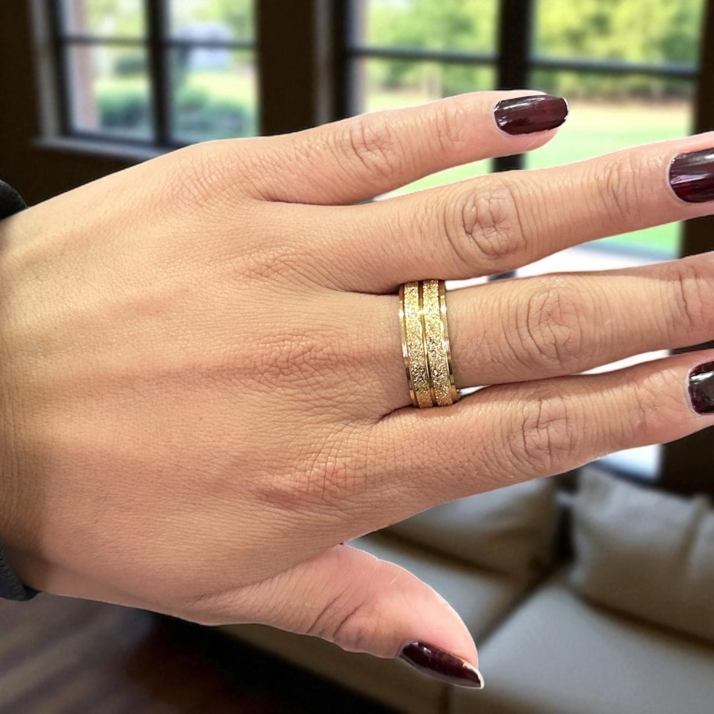 100 Anillos Hombres Acero $5.5 c/u