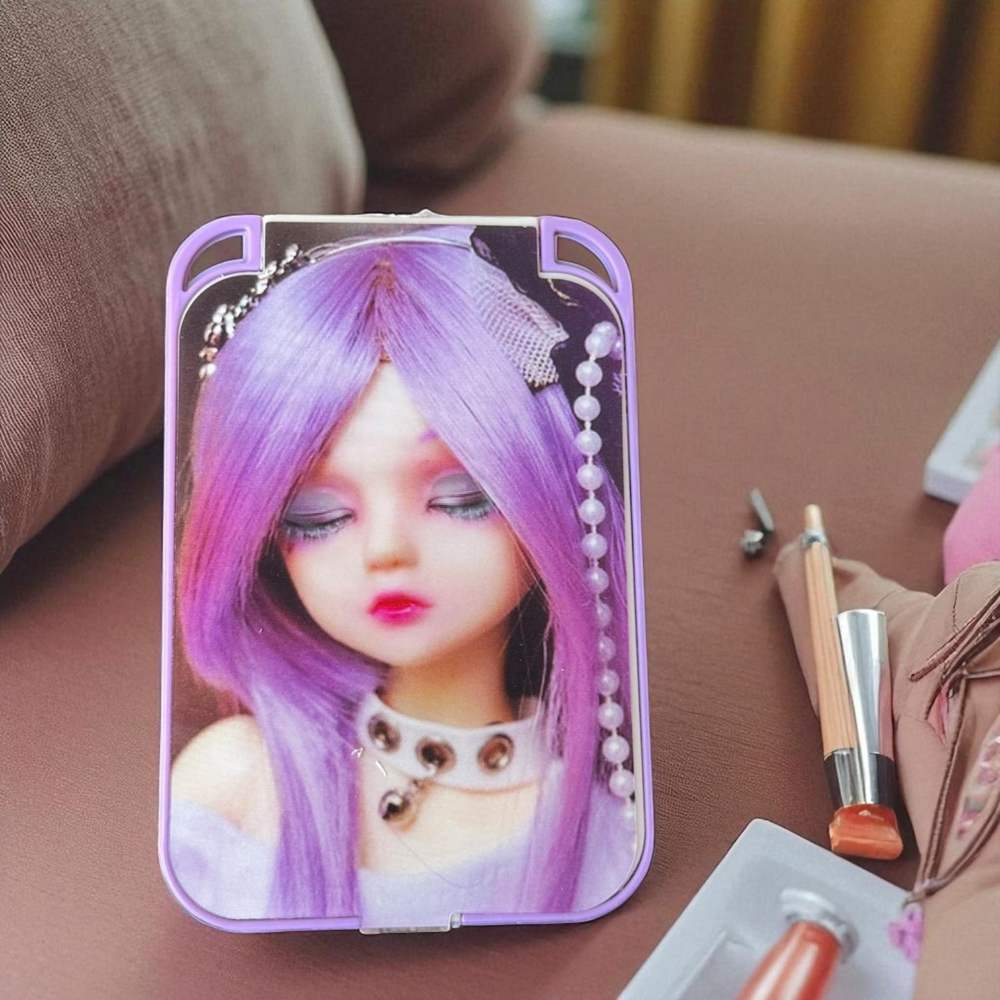 12 Espejos de Bolsillo Muñecas/Mariposas $9 c/u