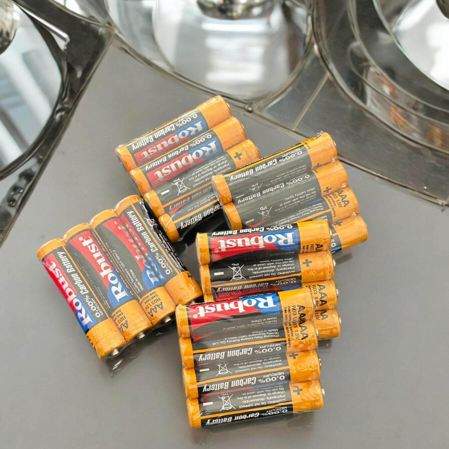 5 Sets de 4 Pilas AAA $10 c/u