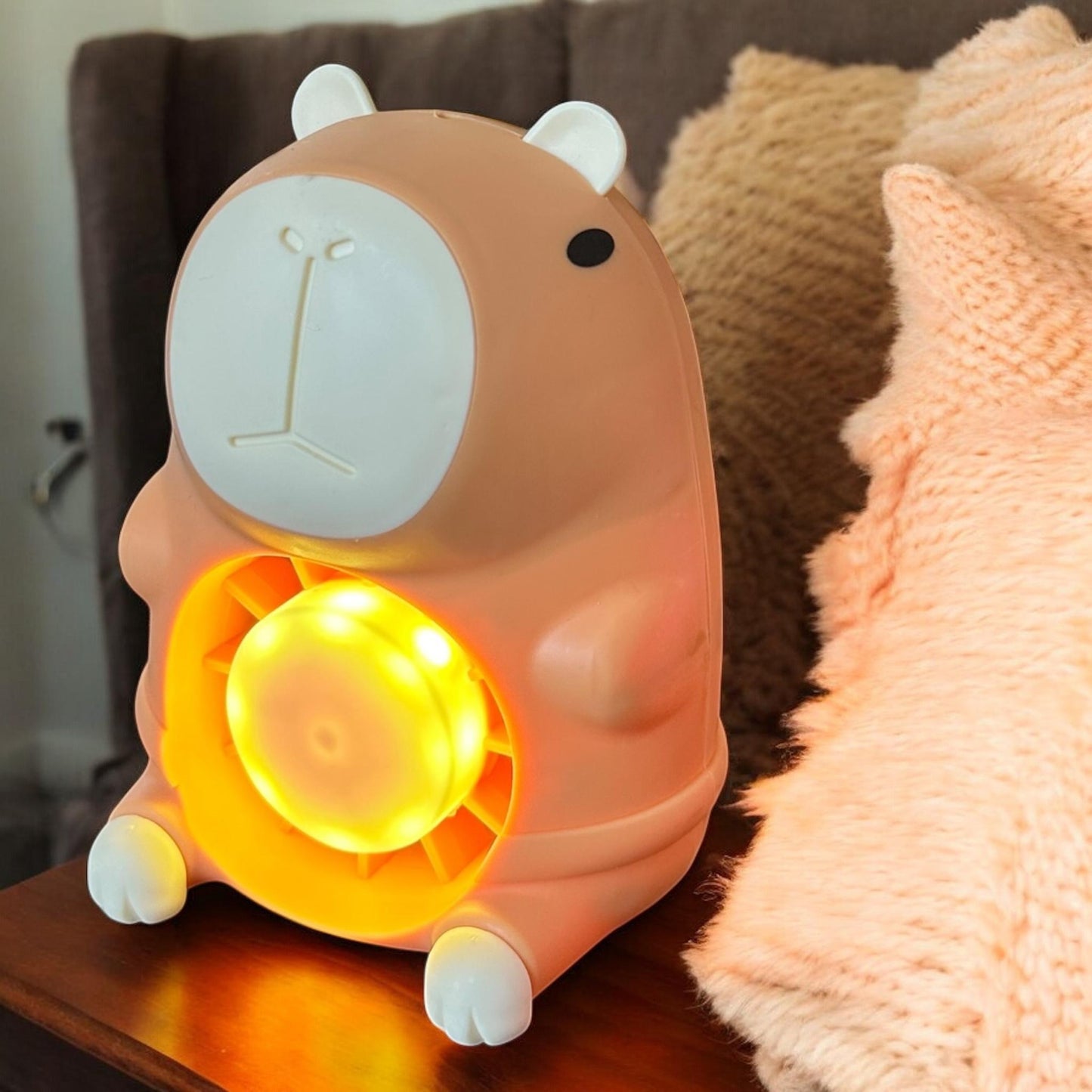 Capibara Ventilador Lampara