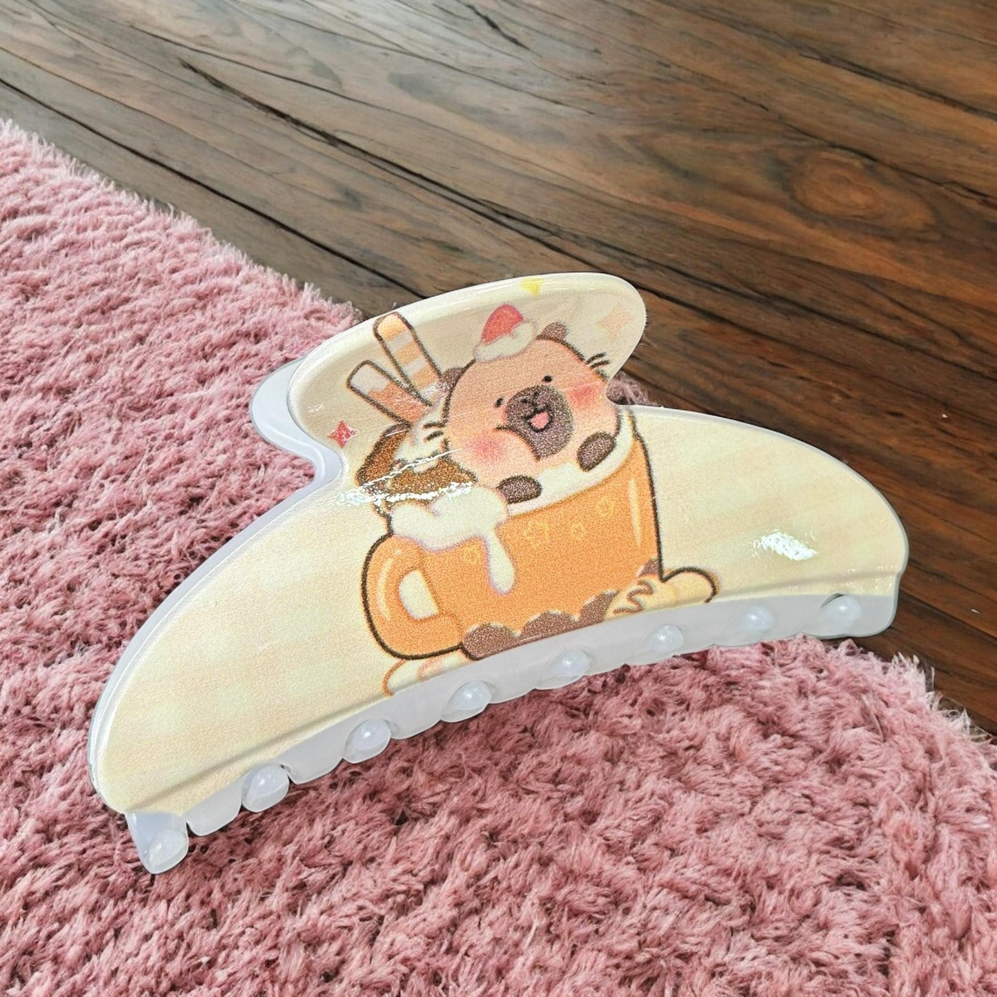 12 Pinzas Capibaras para Cabello $16.5 c/u