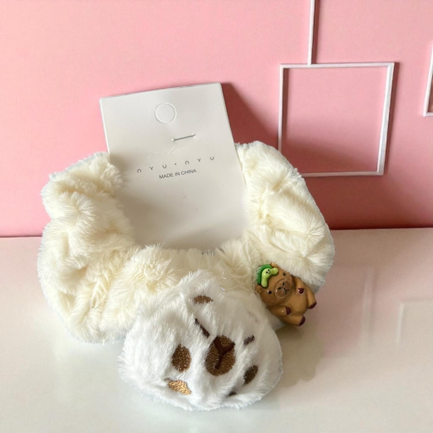 12 Scrunchies Capibaras Peluche $14.5 c/u