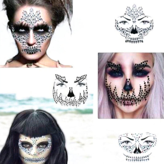 12 Stickers facial Halloween $11 c/u