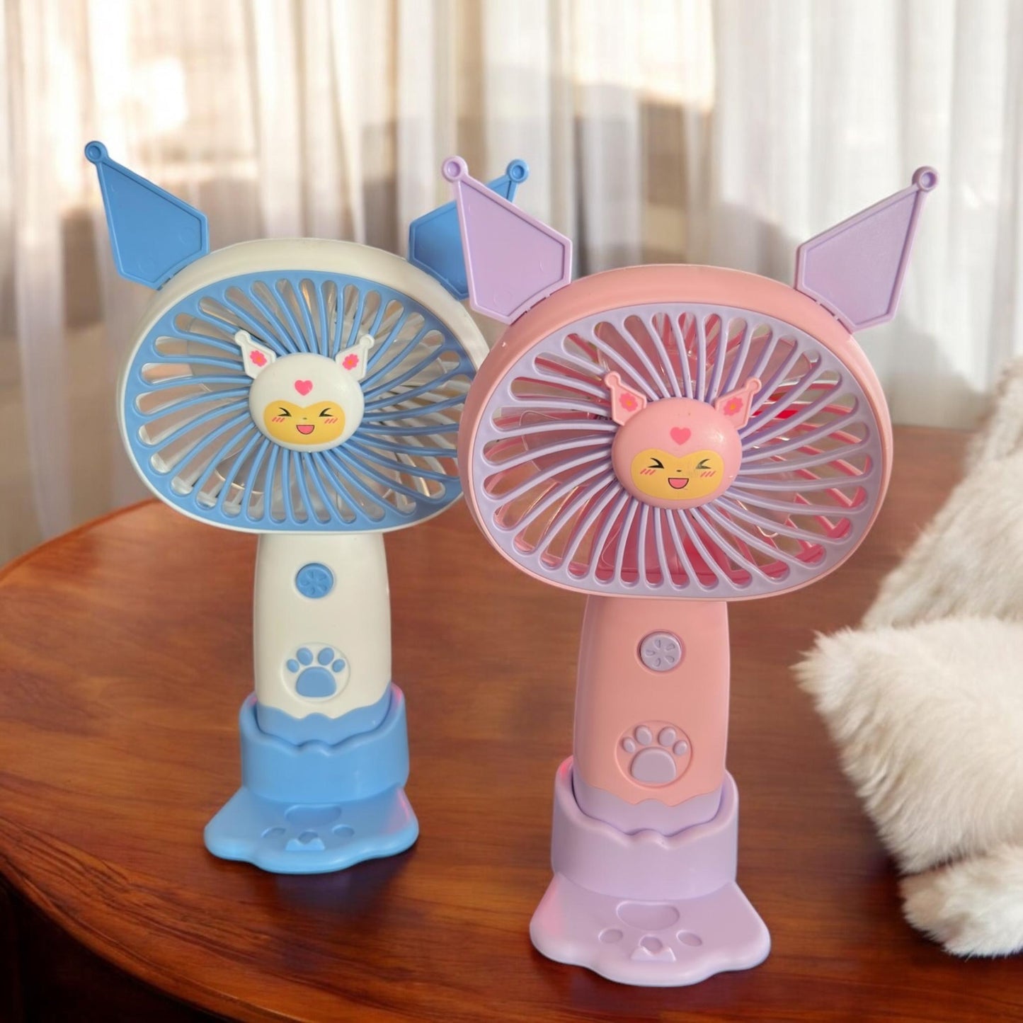 Ventilador Kuromi de Mano