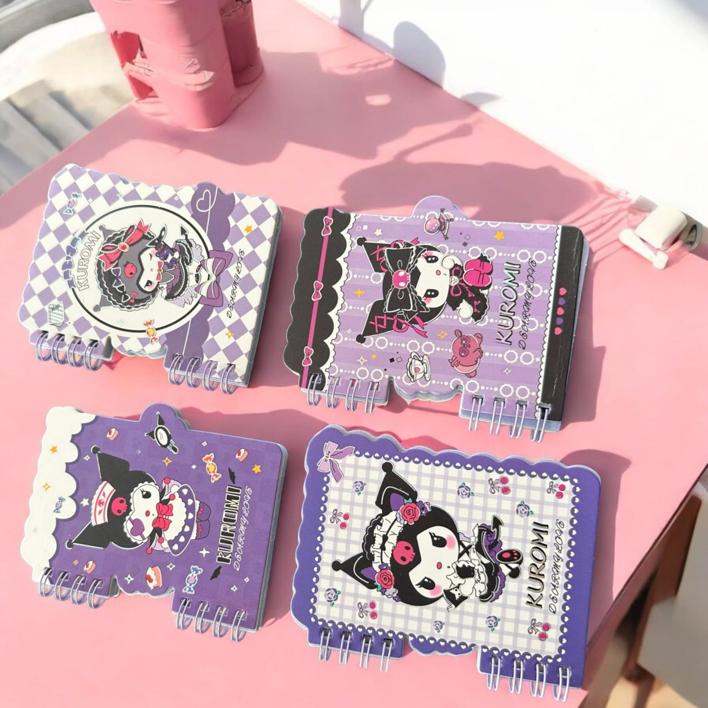 24 Libretitas Kuromi decoradas $11.9 c/u