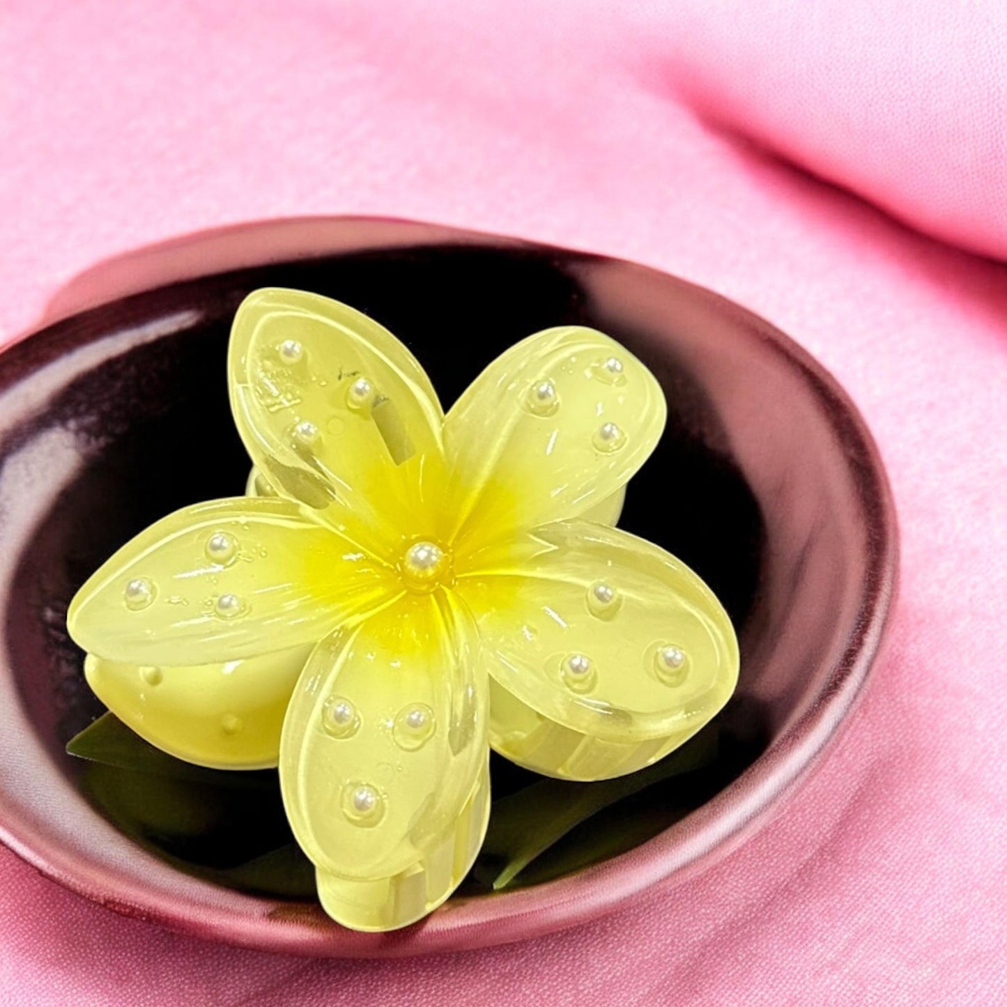 12 Pinzas Hawaiinas Perlitas Lindas $14 c/u