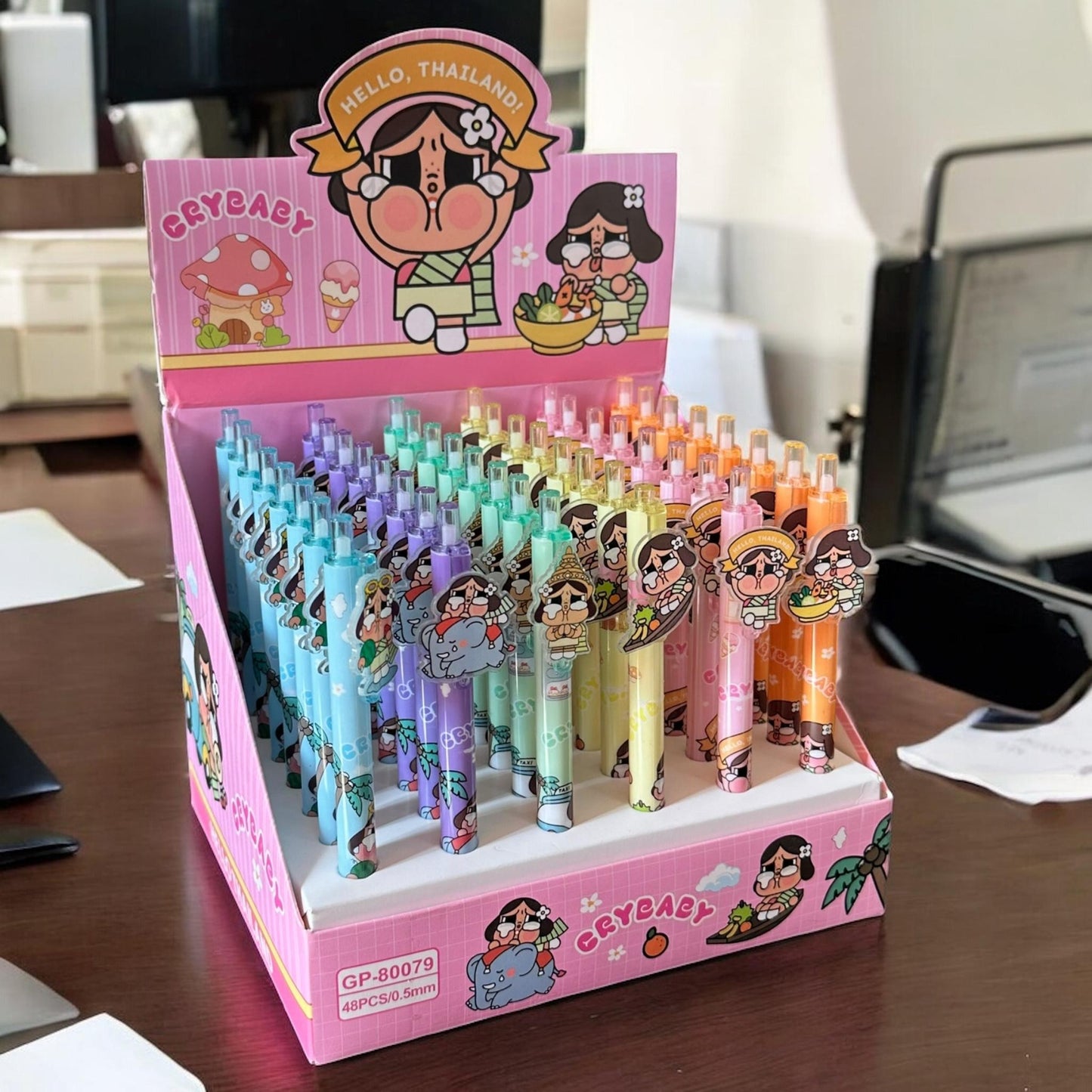 48 Lapiceros de Gel Muñequitas Lindas $4.9 c/u