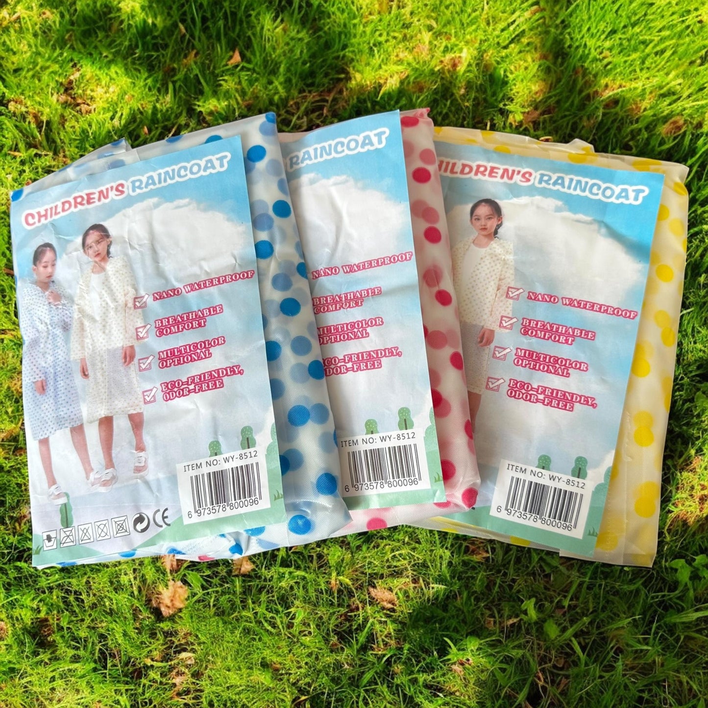 3 Impermeables Eva Para Infantil puntos $33 c/u