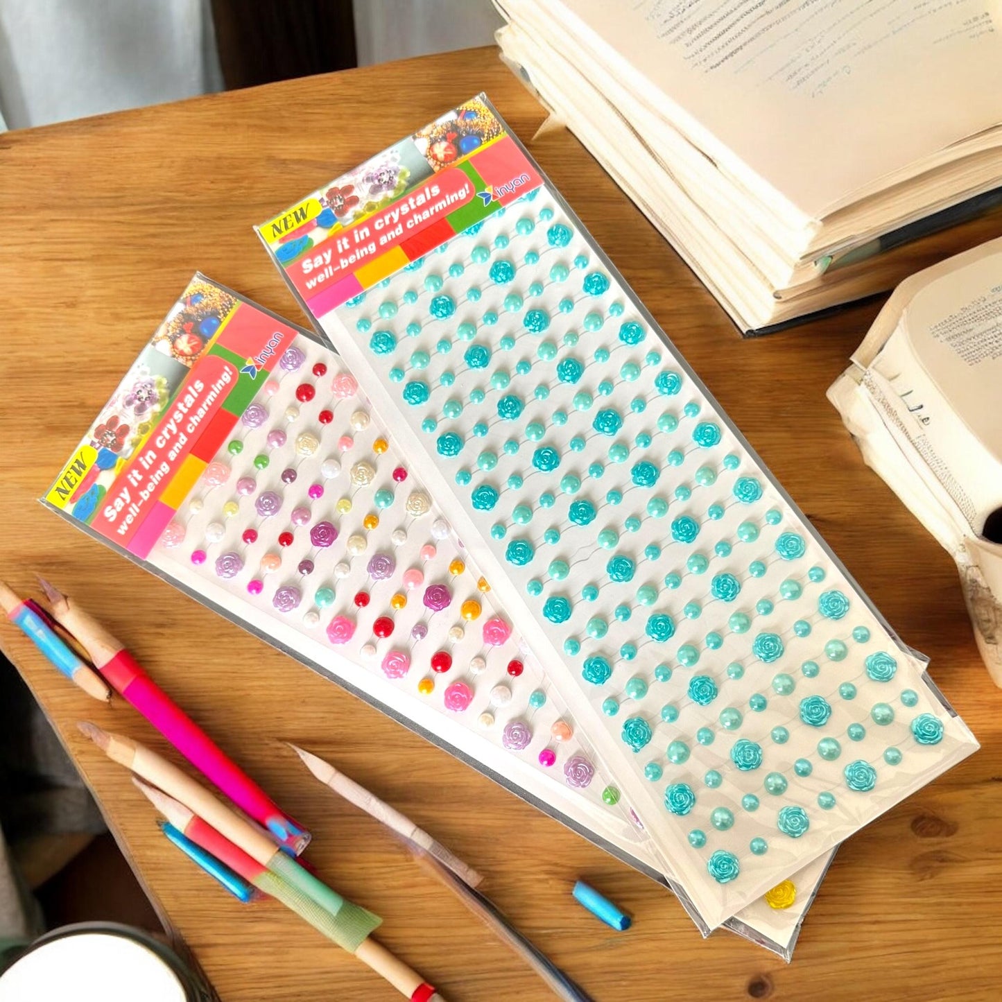 12 Planillas de Stickers para Decorar $12.45 c/u