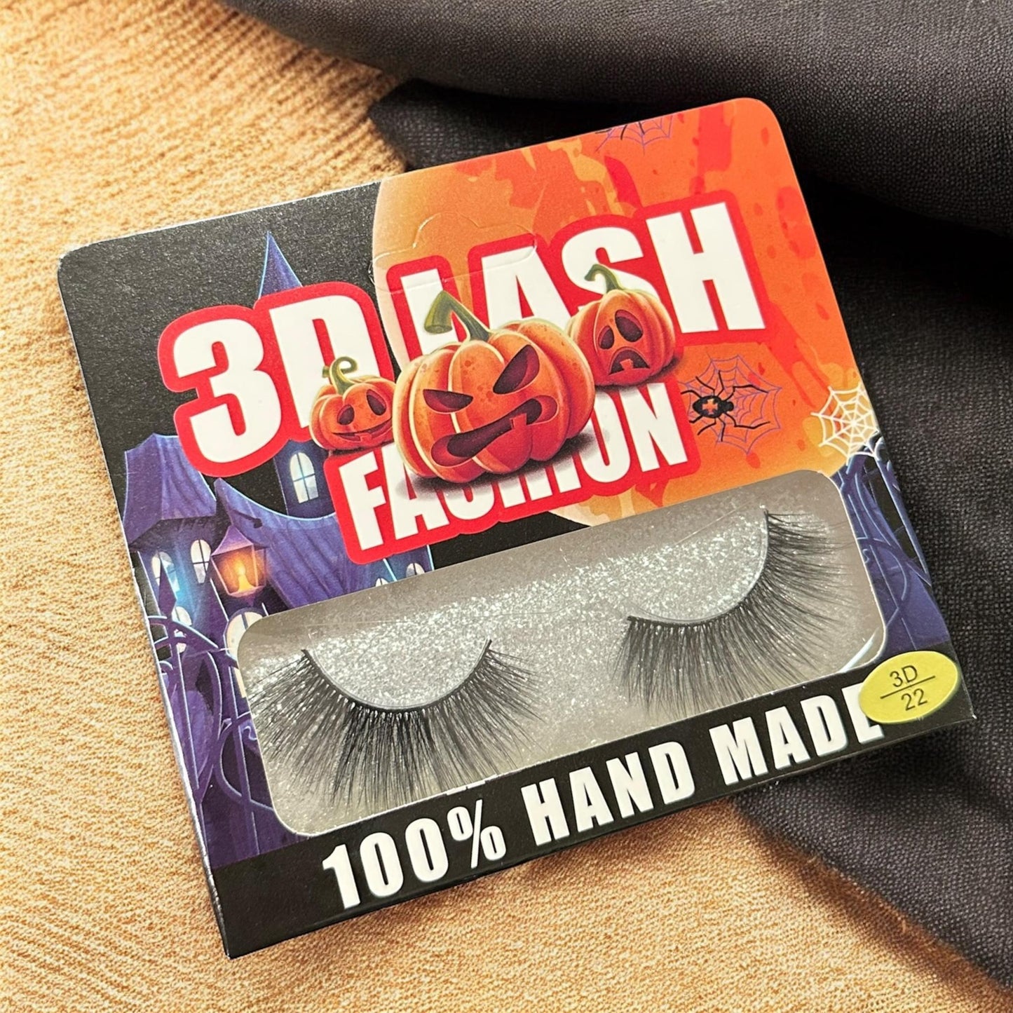 12 Pestañas Clasicas Halloween $7.5 c/u