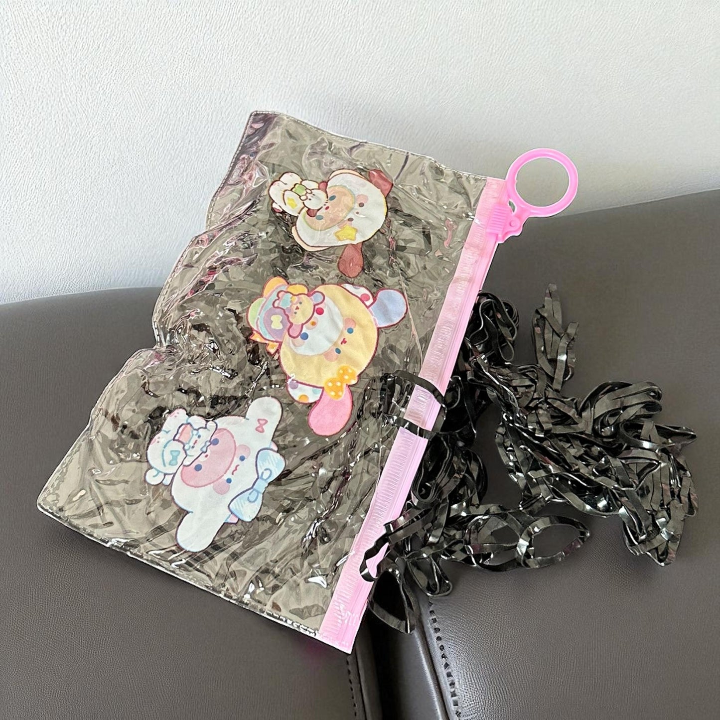 12 Bolsas Sanrio Resellables con Ligas para el cabello $6 c/u