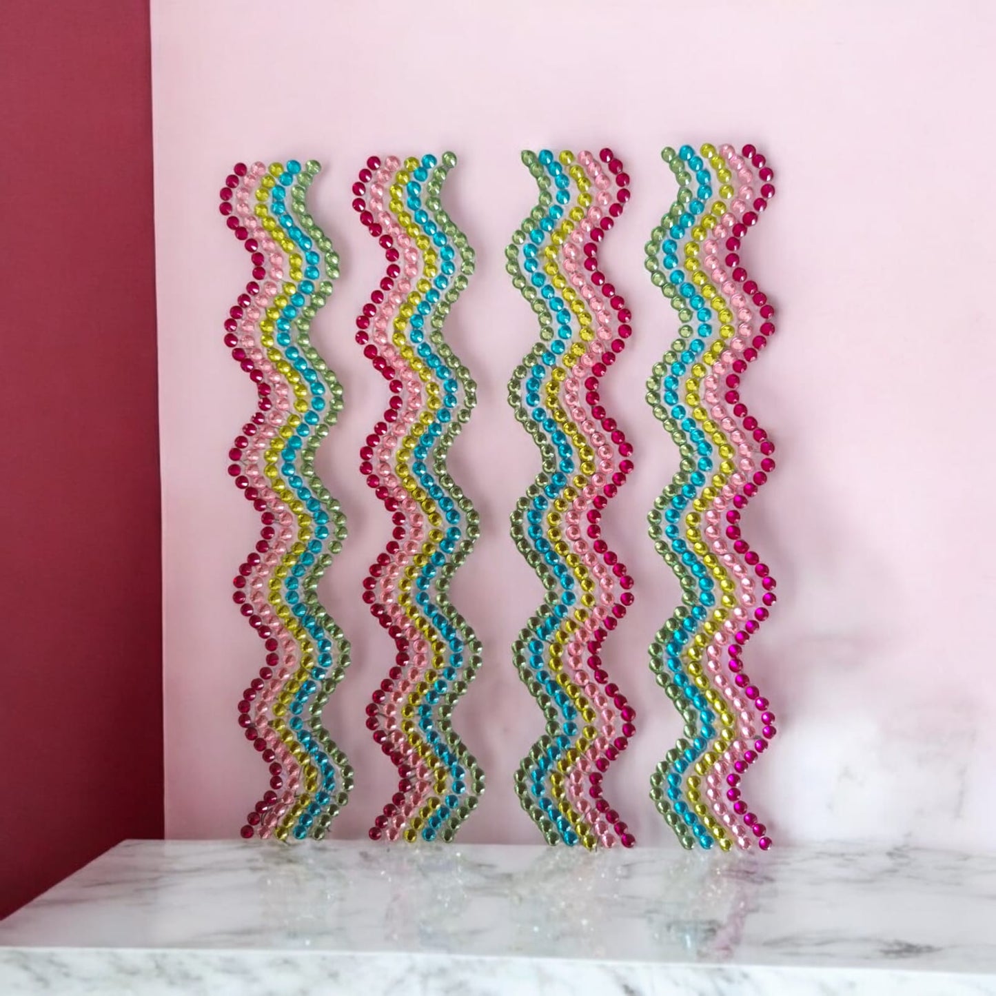 12 Stickers Pedreria para Cabello Halloween $8 c/u