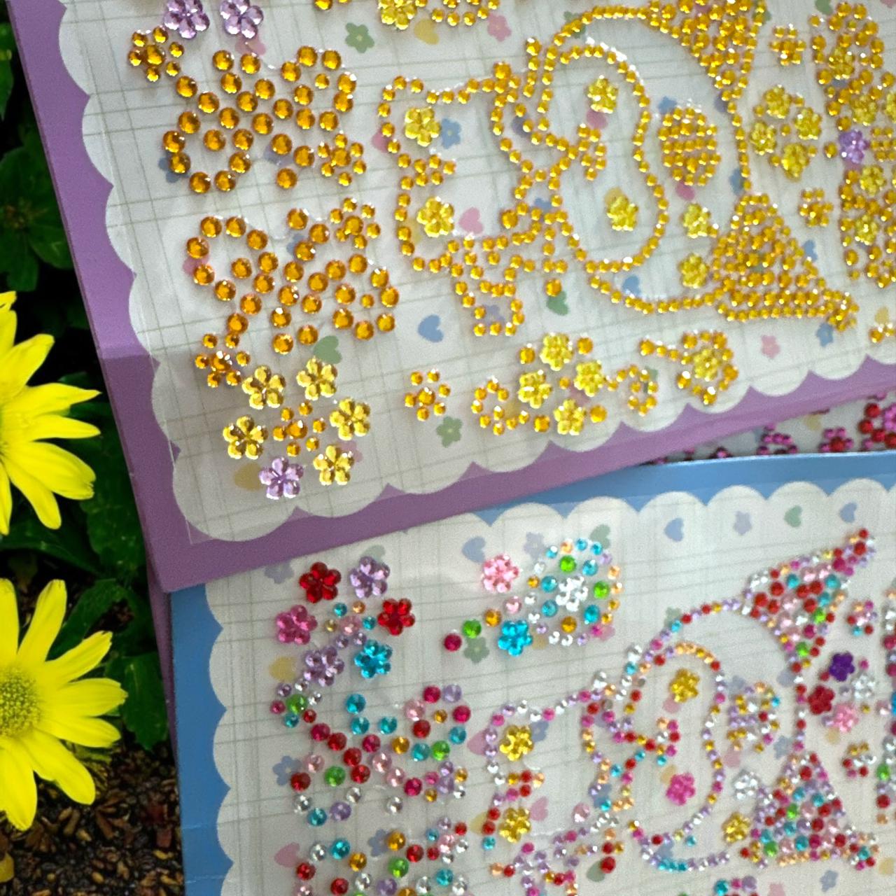 10 Sticker Pedreria para decorar Sanrio $5.5 c/u