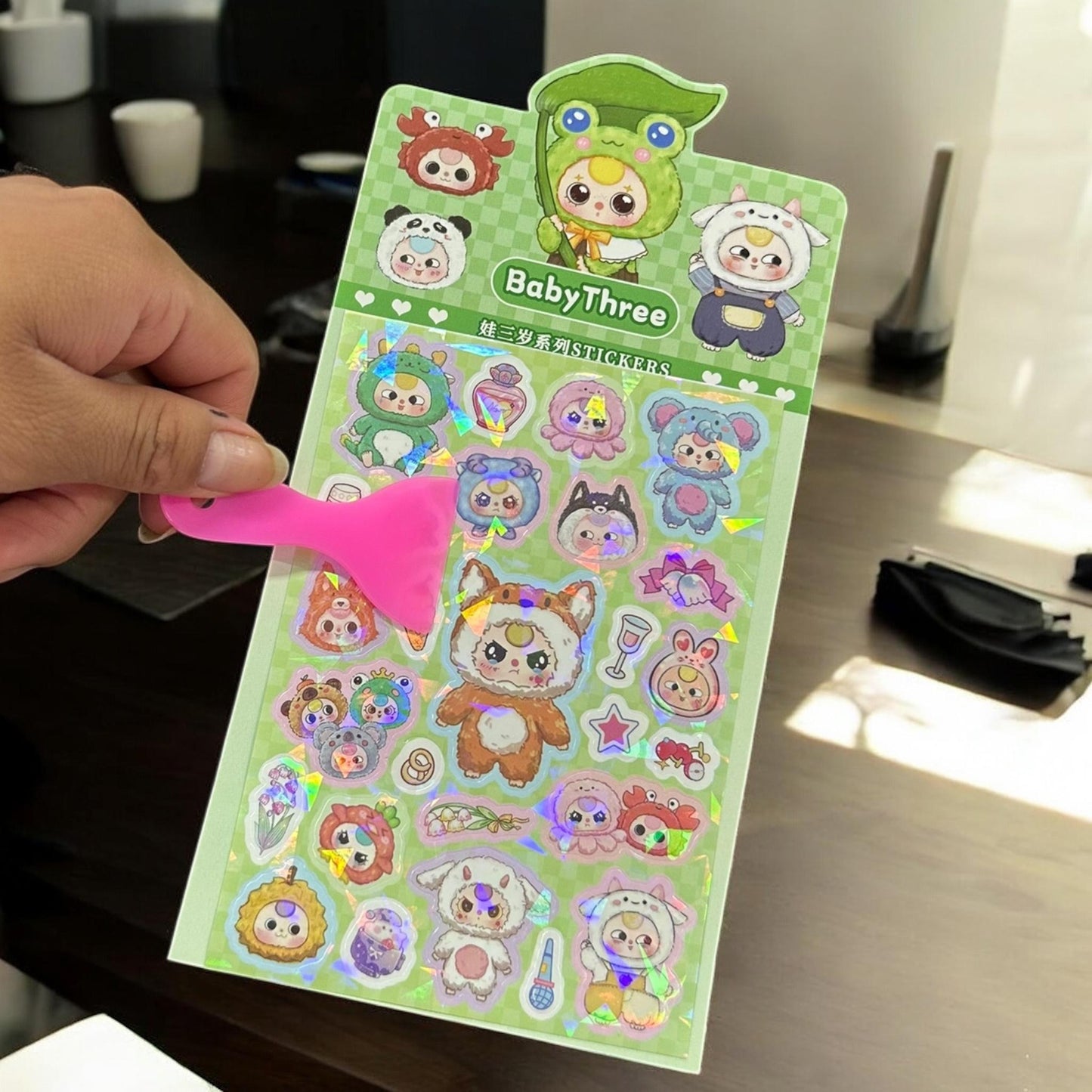 20 Planillas Sticker con Palita $3.9 c/u