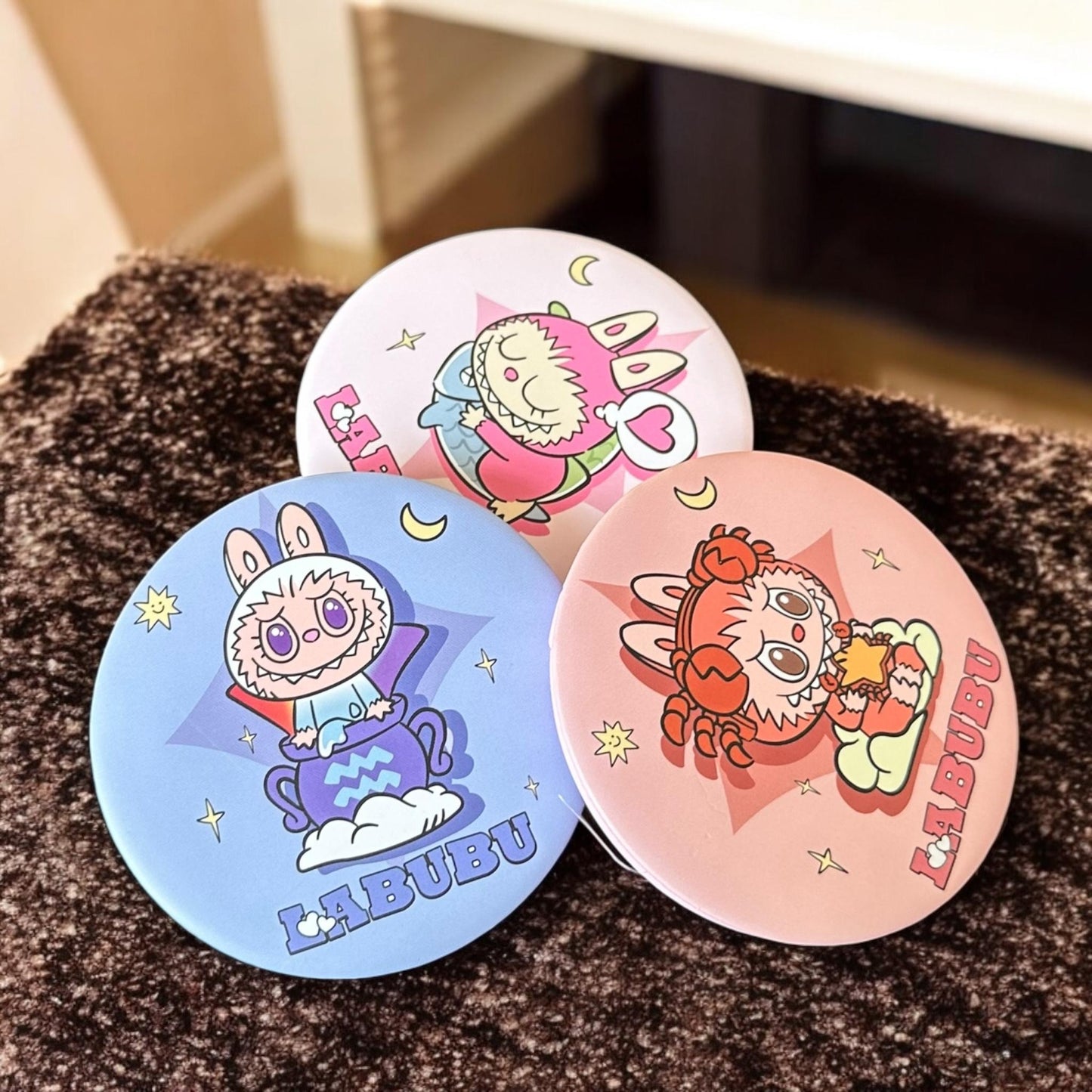 12 Espejos Bolsillo Labubus / capibara $11 c/u