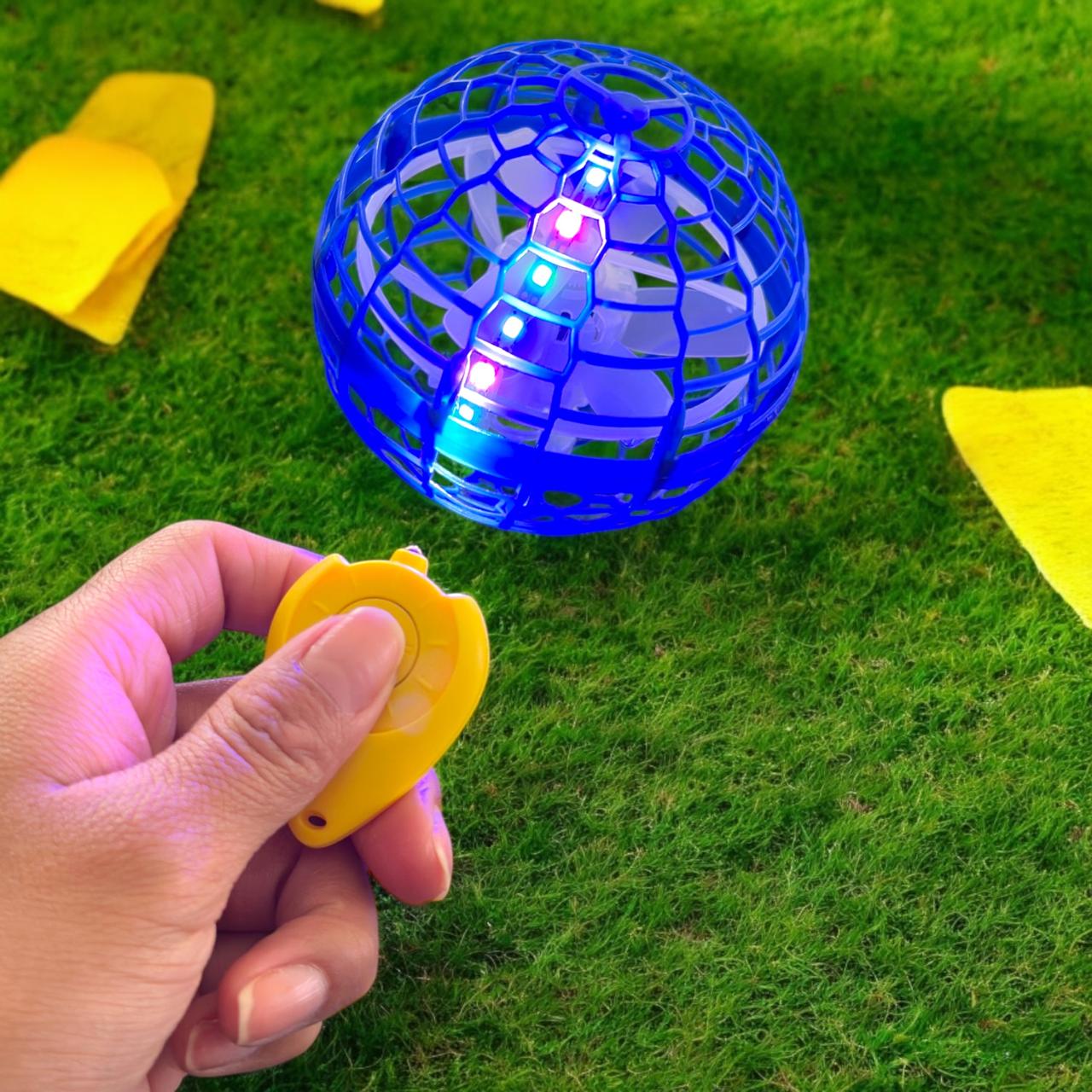 2 Pelota Giratoria Electrica con Luz $72 c/u