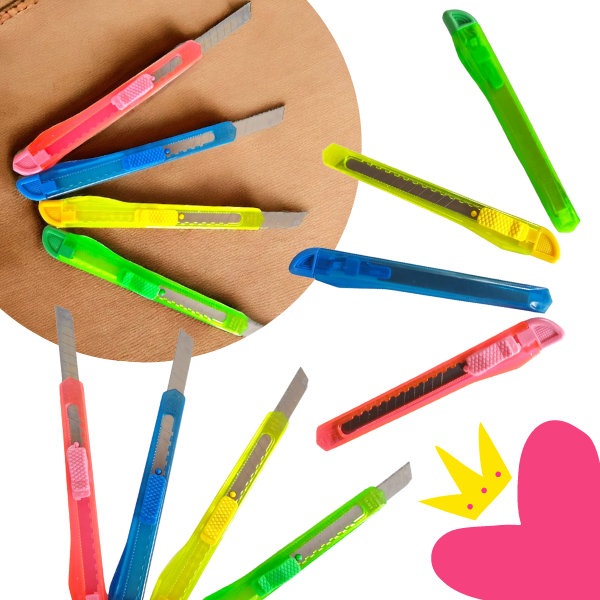 12 Cutters Navajas Exacto M $2.96 c/u