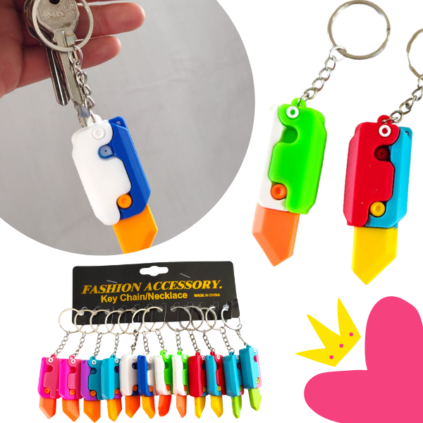 12 Llaveros Cutters Falsos $5.44 c/u