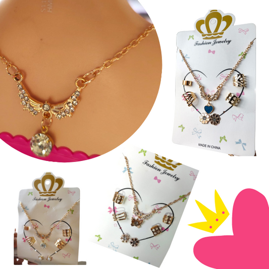 12 Sets De Accesorios Corazón $7.80 c/u