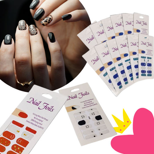 12 Stickers para Decorar Uñas $6.84 c/u