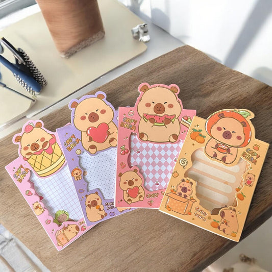 12 Sets de Notas Capibaras $7.5 c/u