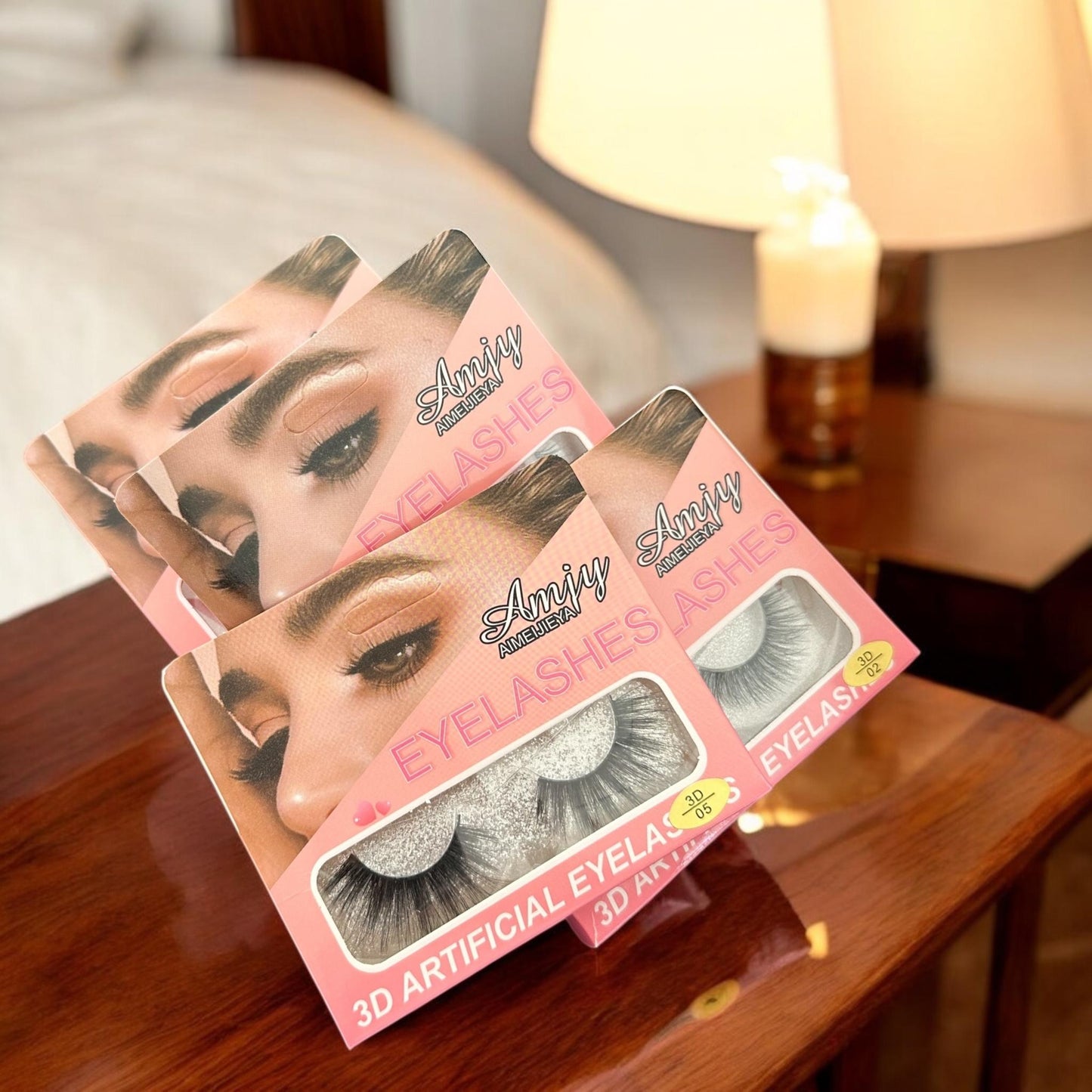 10 Pestañas Postizas Eyelashes 3D $7.5 c/u