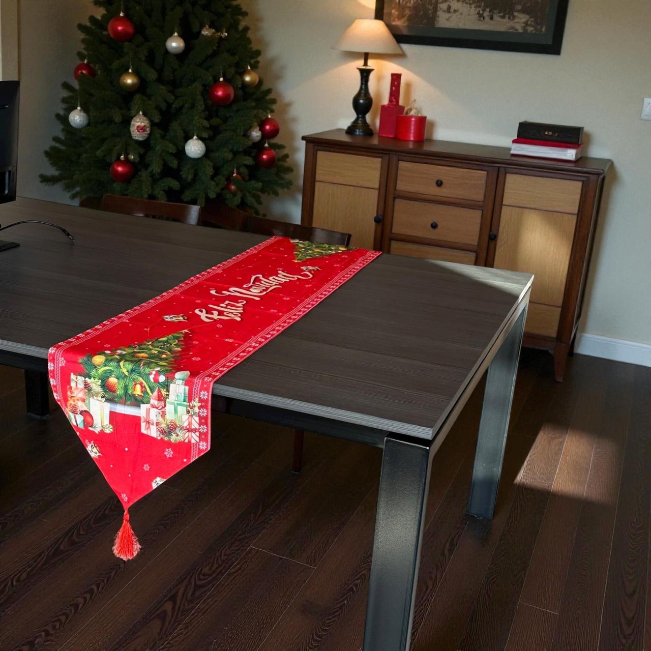 3 Camino de Mesa Navideño 32cm x 180cm $49 c/u