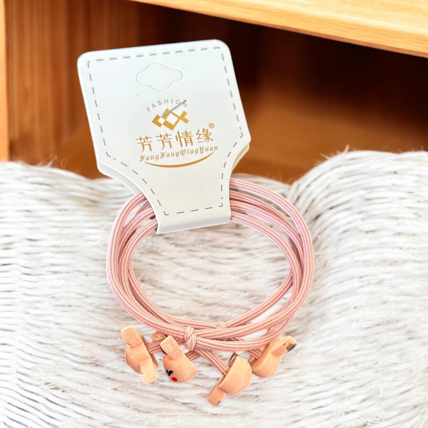 12 Sets de Ligas para Cabello Decoradas $5.9 c/u