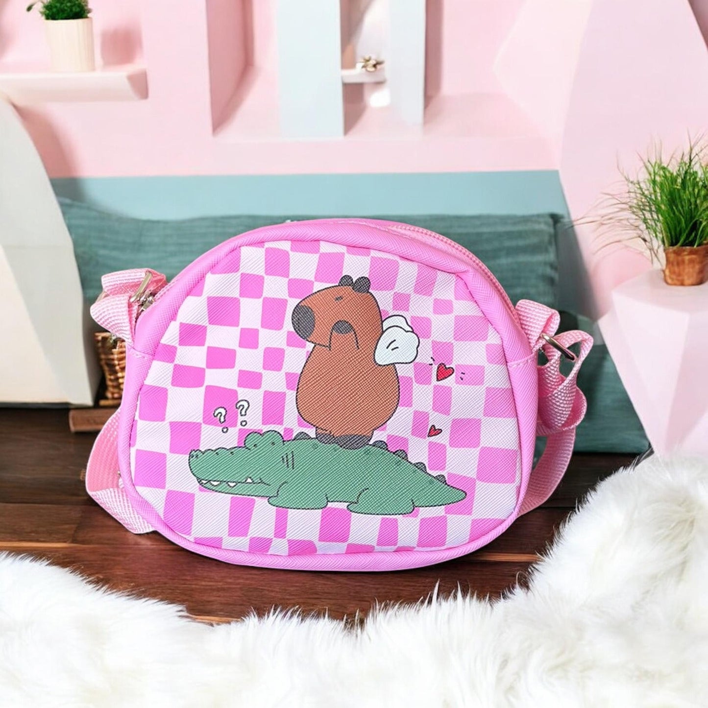 3 Bolsita Capibara Tipo Piel  $34 c/u