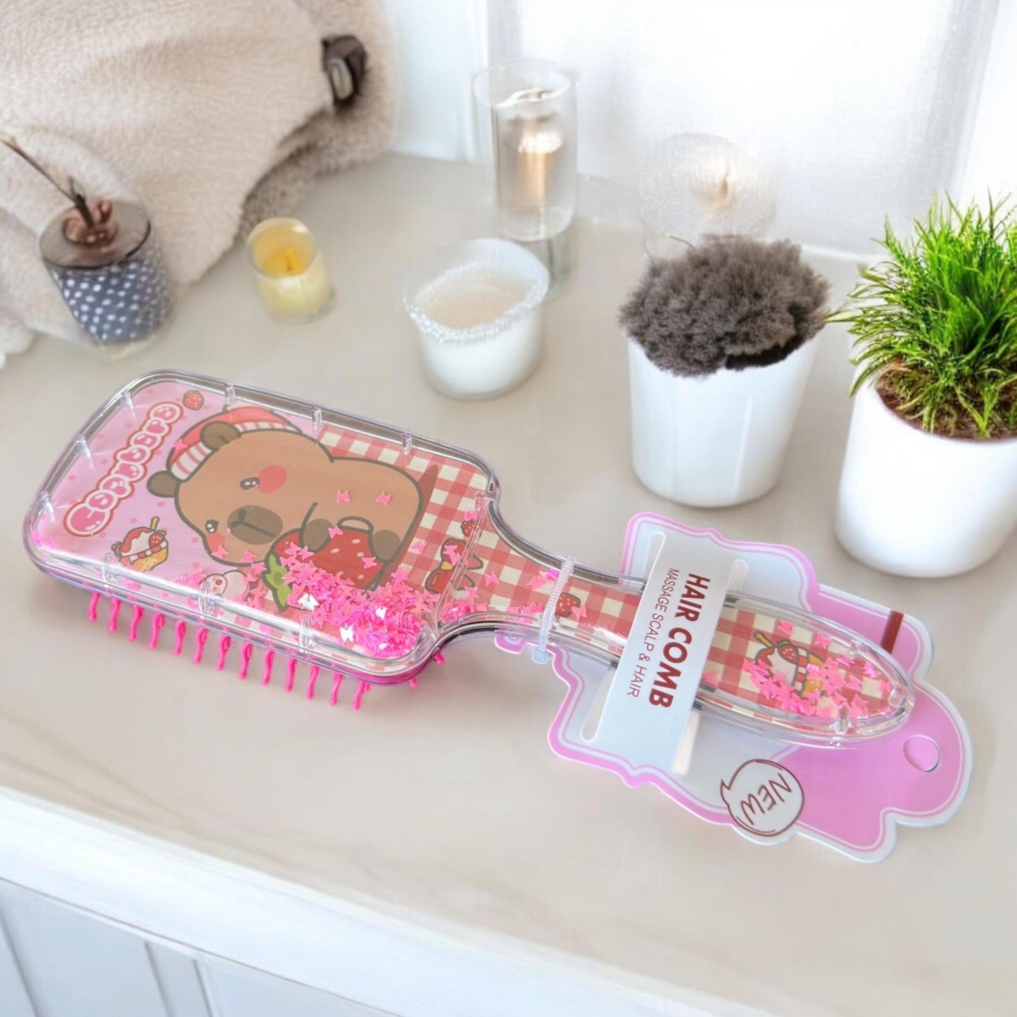 12 Cepillos Capibaras para Cabello $29 c/u