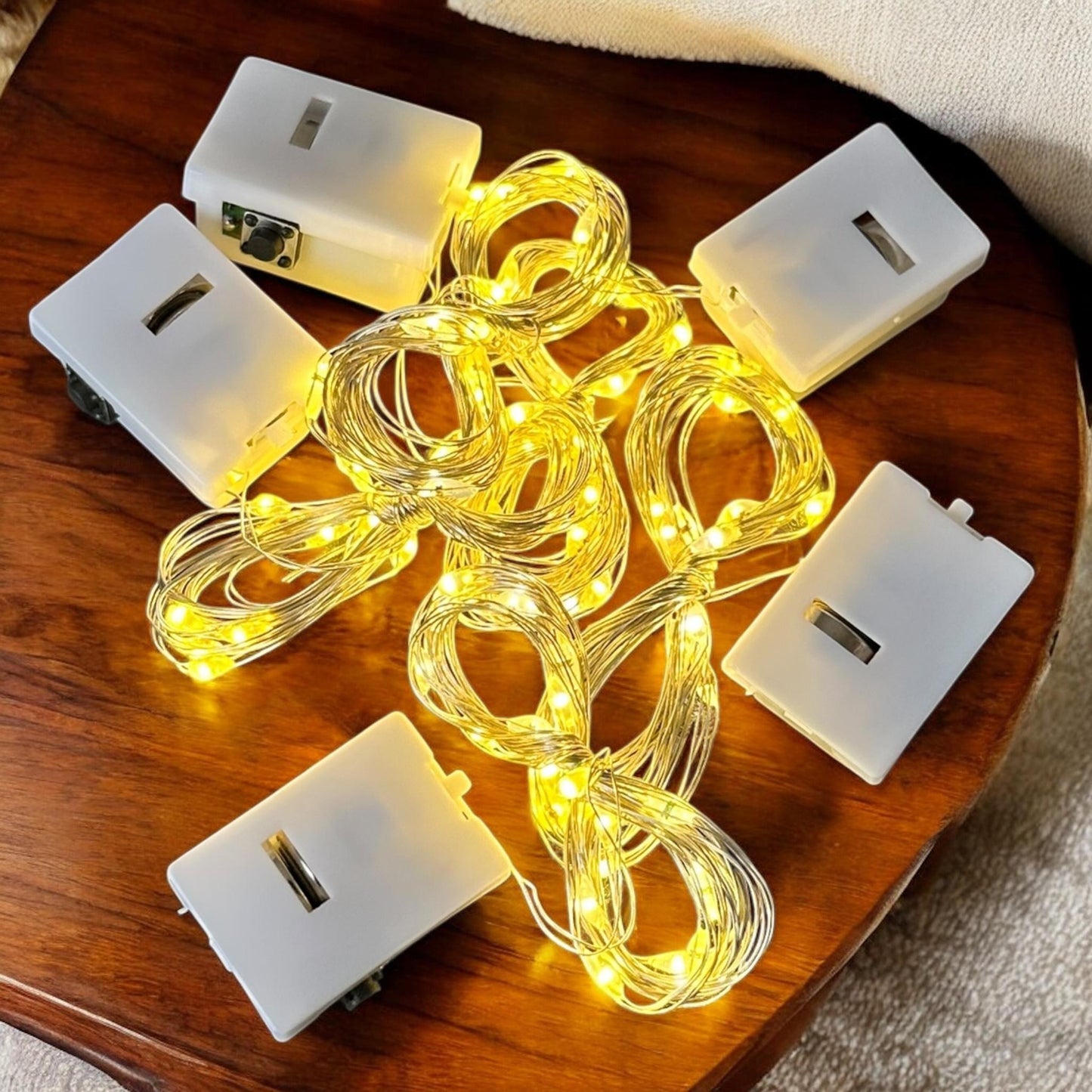 12 Luz de Hadas Amarilla 3M $7 c/u