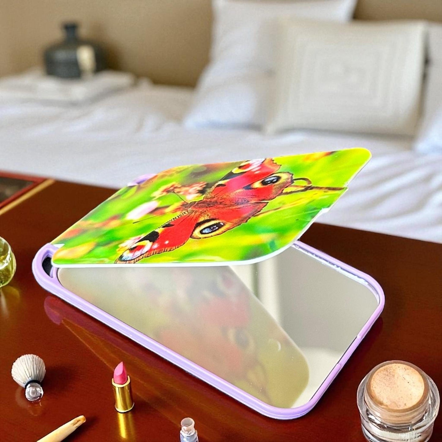 12 Espejos de Bolsillo Muñecas/Mariposas $9 c/u