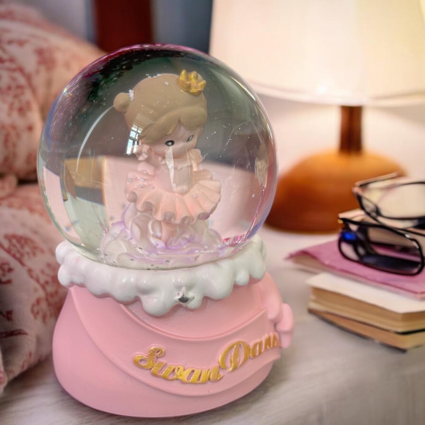 Bola de Nieve G con Bailarina con Luz