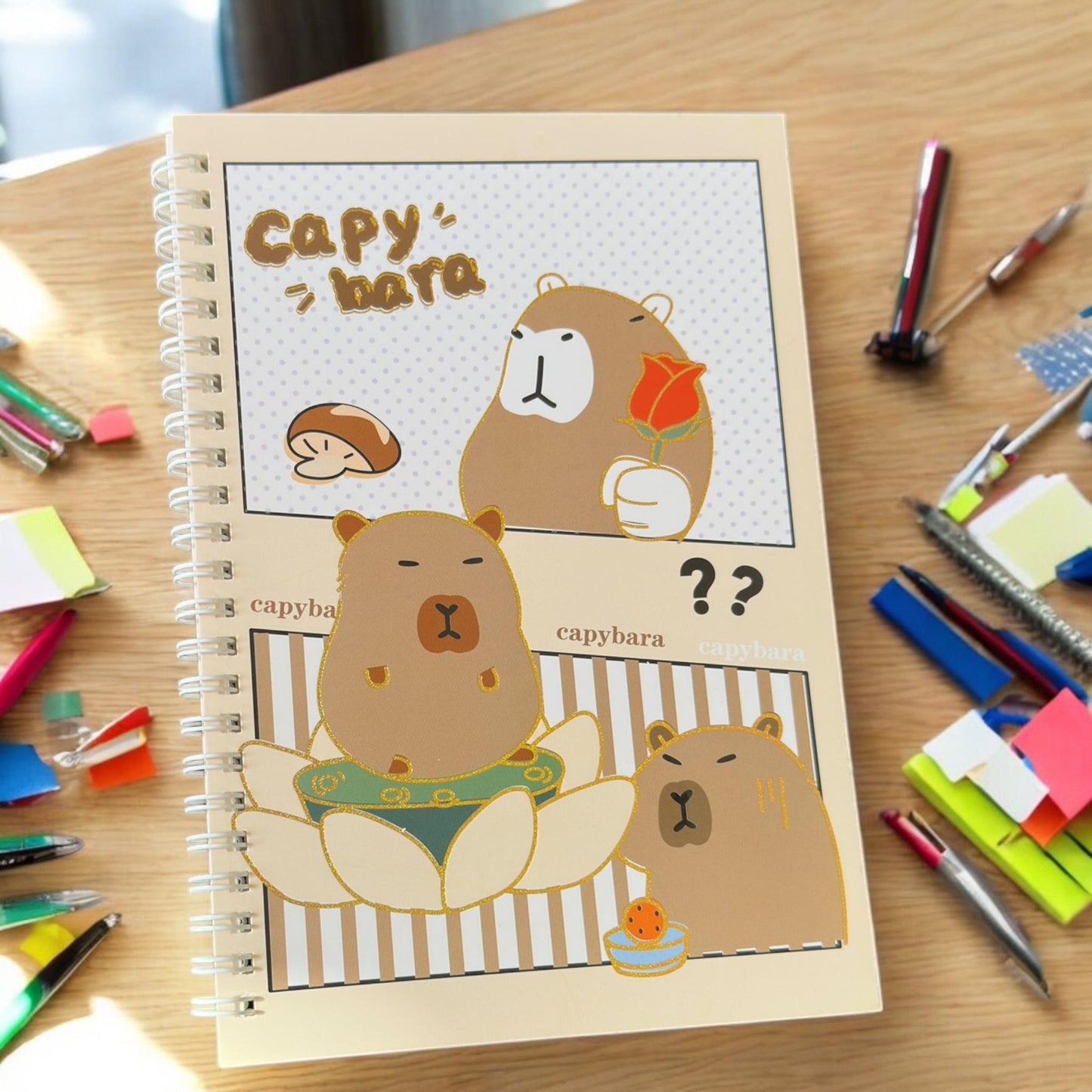 12 Libretas Francesas Capibaras $18.75 c/u