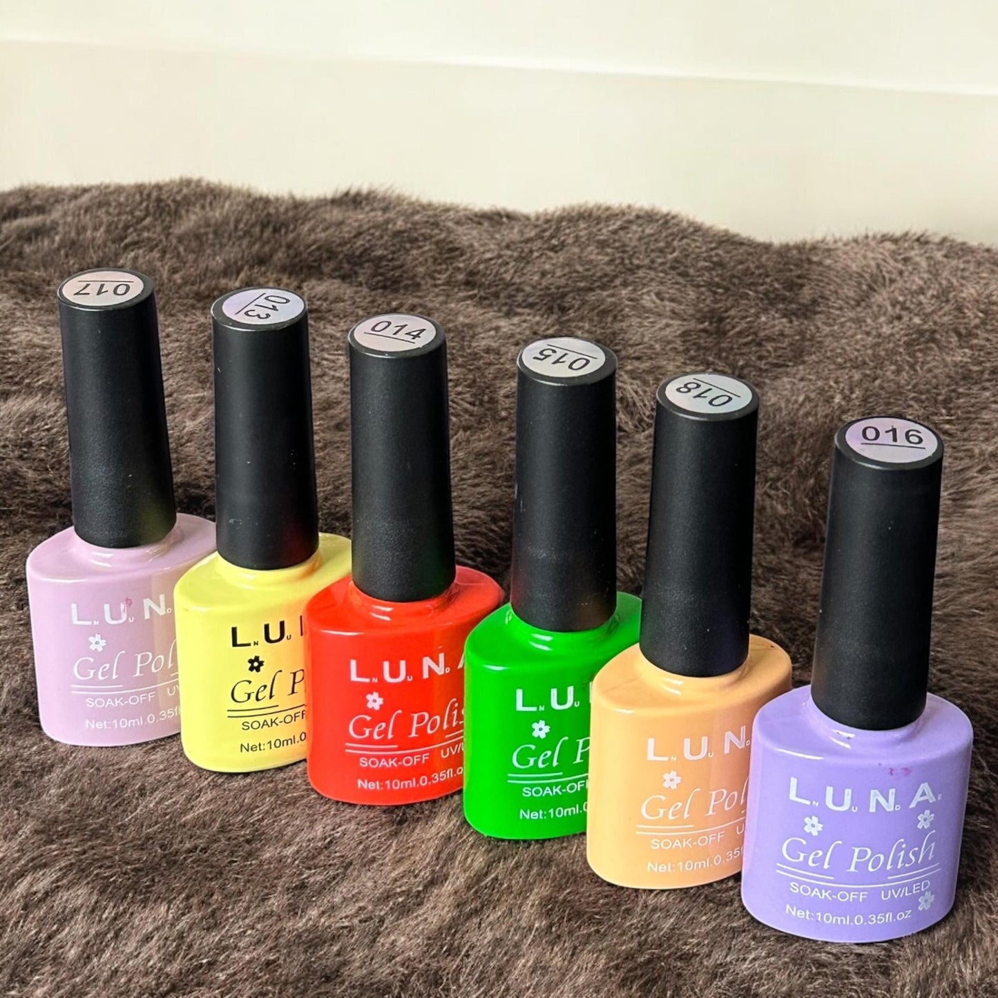 6 Esmaltes Gel Polish LUNA $5 c/u