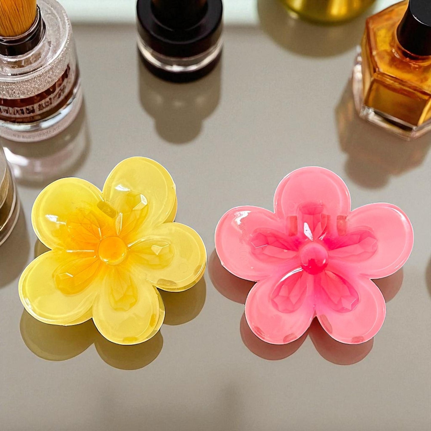 12 Pinzas Flor Pequeña Hermosas $6.75 c/u