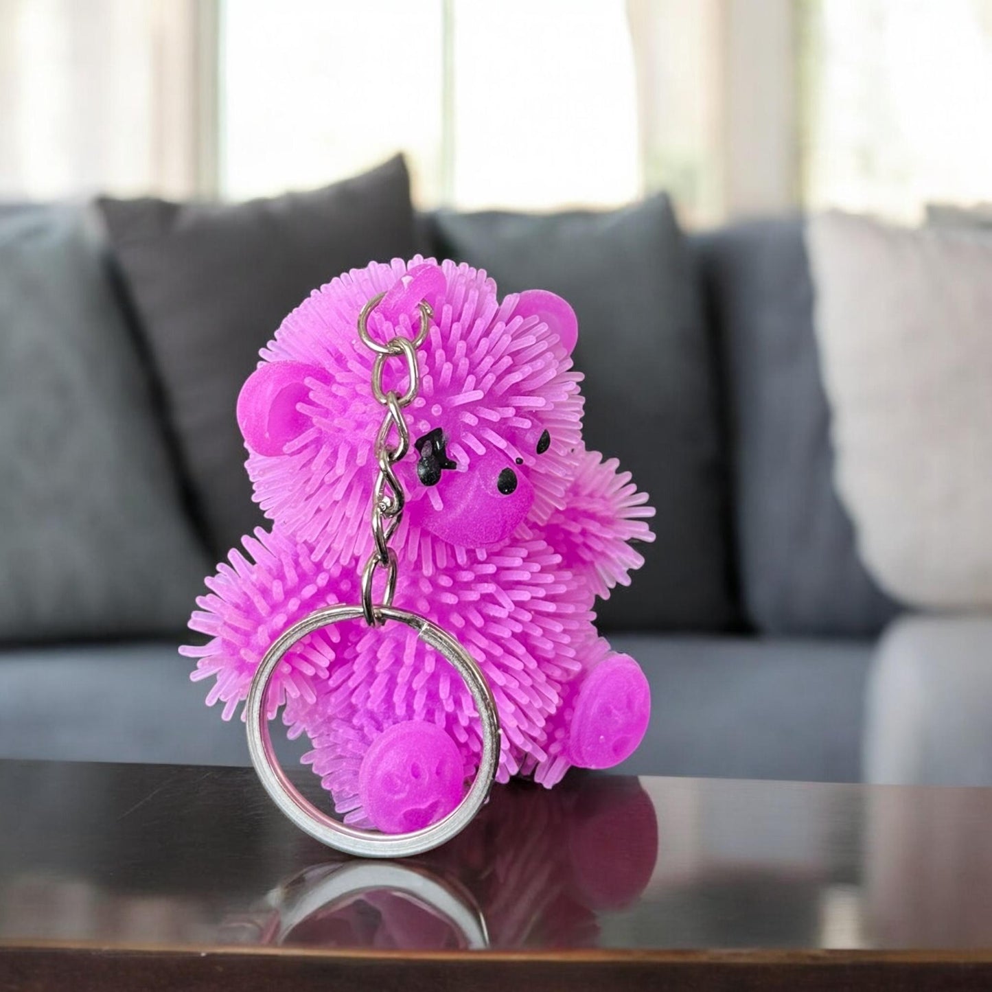 12 Llaveros Ositos Con Luz $12.9 c/u