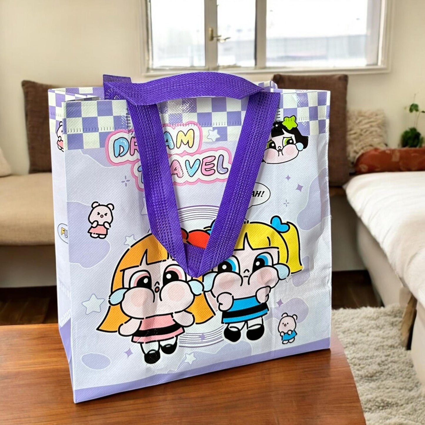 12 Bolsas Reutilizables Chicas Superpoderosas $7.7 c/u